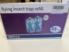 33 Pack Refill Cartridge Kit Compatible with Zevo M364 for Flying Insect Trap
