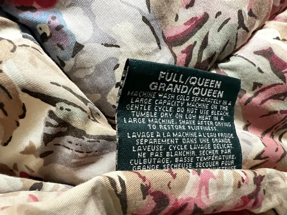 NOVO Edredom Queen Completo Ralph Lauren Coastal Garden Floral 100% Algodão 96"x 97" - Imagem 3 de 4