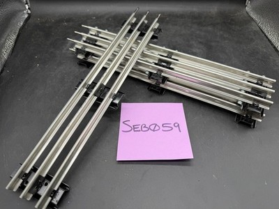 Lionel O-Gauge 10'' Straight Tubular Black Tie Track (Set of 4)