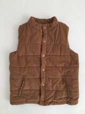 TOMMY BAHAMA KIDS LARGE 10/12 BROWN CORDUROY PUFFER COTTON VEST BOYS