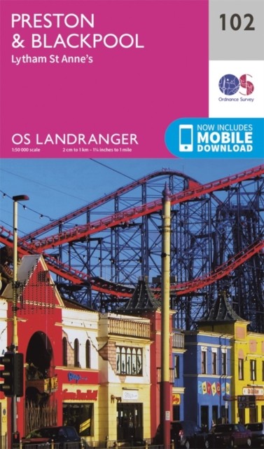 Preston & Blackpool, Lytham by Ordnance Survey (Sheet map, folded)