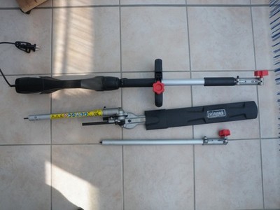 Scheppach TPH 900 Elektro Teleskop Heckenschere  Langstielheckenschere 41cm
