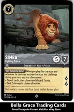 Simba - Fighting Prince #192/204 Into the Inklands Disney Super Rare