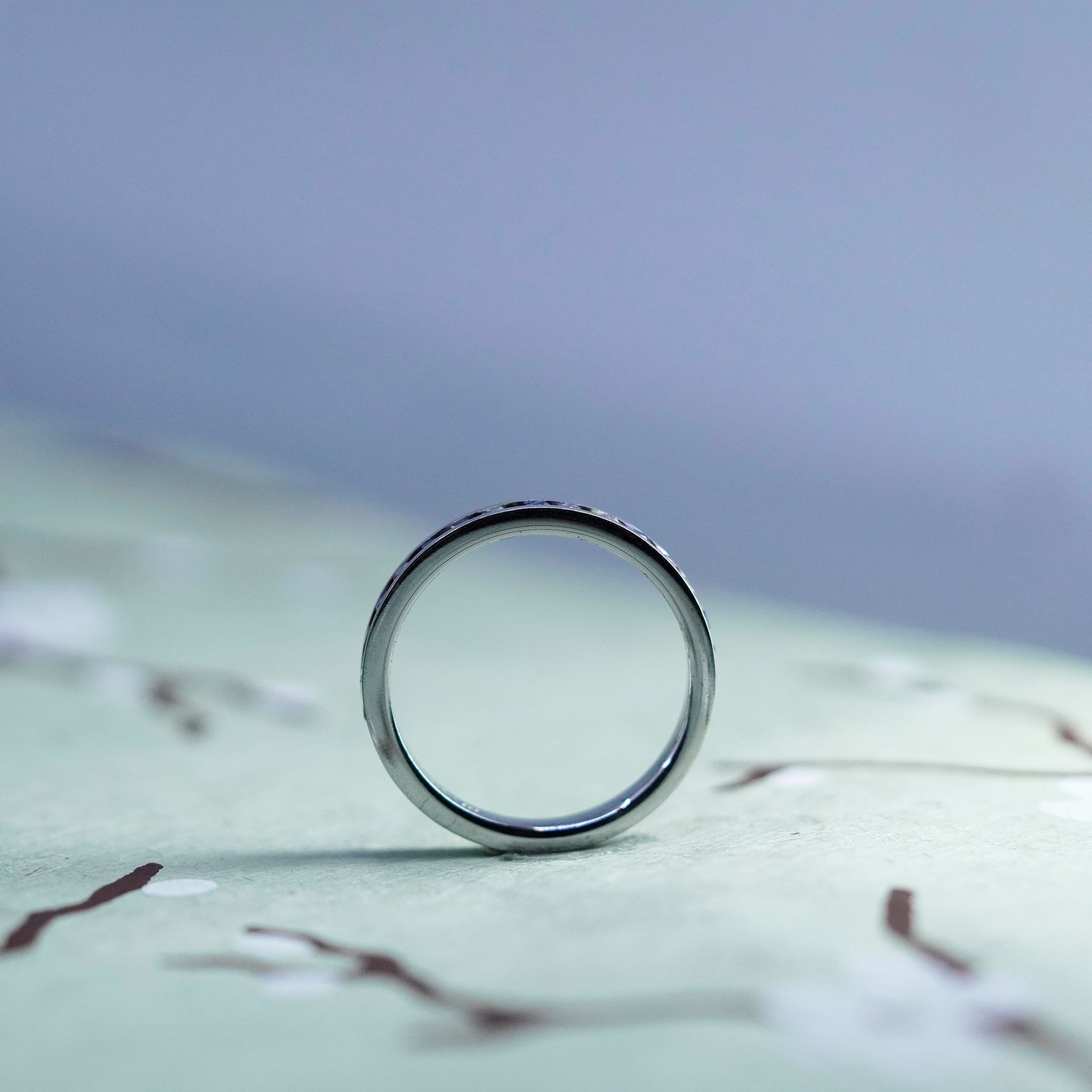 Size 7, Sterling 925 silver stackable ring, stack… - image 5