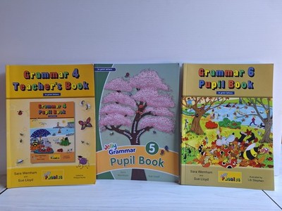 Jolly Grammar Jolly Phonics Sara Wernham Years 4-6 3 x Large Paperbacks Bundle