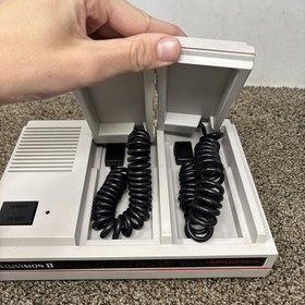 Mattel Intellivision II Console Bundle 10 Games All Cables 2 Controllers Tested