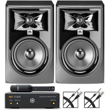 JBL 305P MKII 5" Studio Monitor Pair w/IK Multimedia Room Correction System