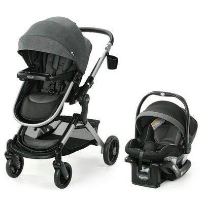 Graco Modes Nest Travel System, 3-in1 Modular Carseat Stroller Combo, Adjustable