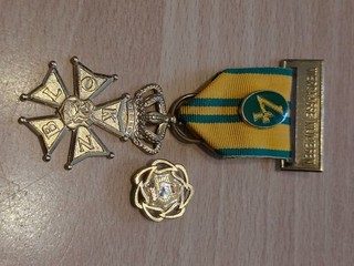 Nijmegen Vierdaagse Orden KNBLO Kreuz Nr. 4 seltener 2006 Erinnerungs Pin