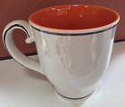 Pfaltzgraff Coffee Cup Mug "Wake Up Be Awesome"  16 oz 4.5" tall  white / orange — photo 2