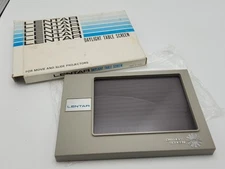 Vintage Lentar Folding Daylight Table Screen for Projector Viewing/Editing Film