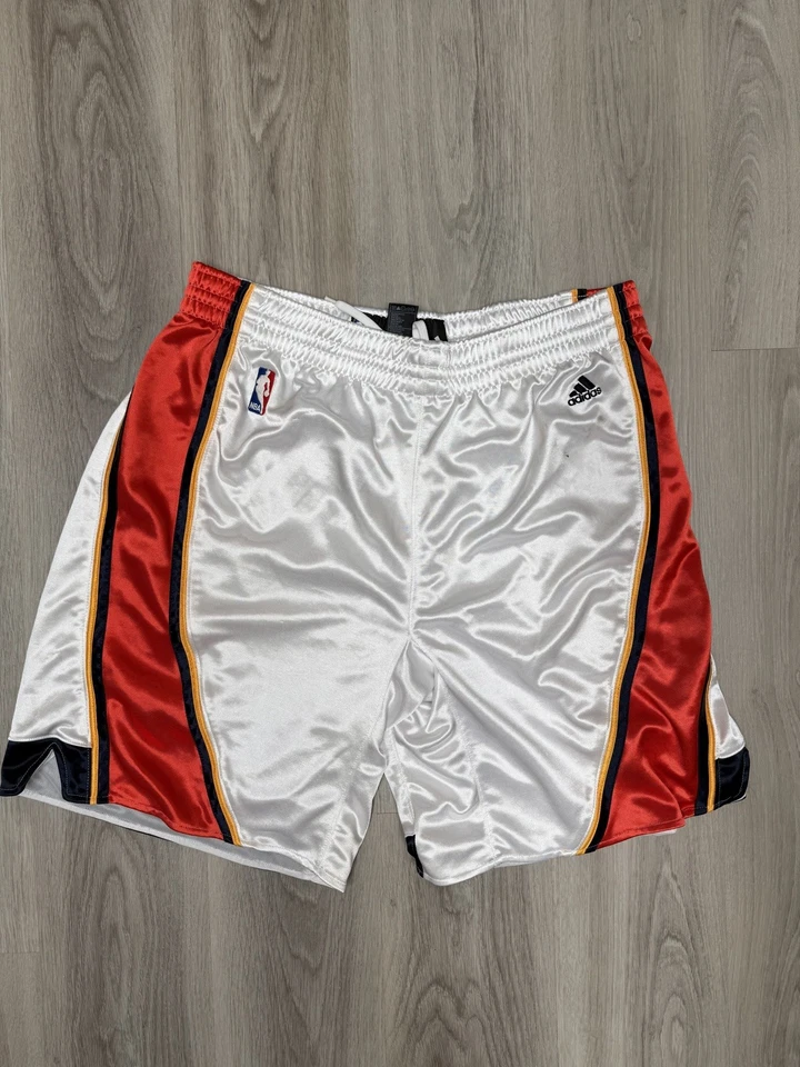 Pantalones Cortos Adidas Golden State Warriors We Believe Auténticos NBA Cosidos Curry Hombres 38 Foto 2 de 4