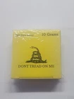 10g bar  .999 Fine Silver "Don't Tread On Me" Flag Bar in  Sealed Box