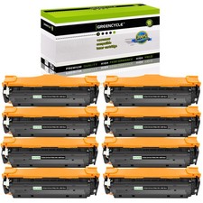 8PK CE410A Toner Fits for HP LaserJet Pro 300 Color M351a MFP M375NW 400 M471dn