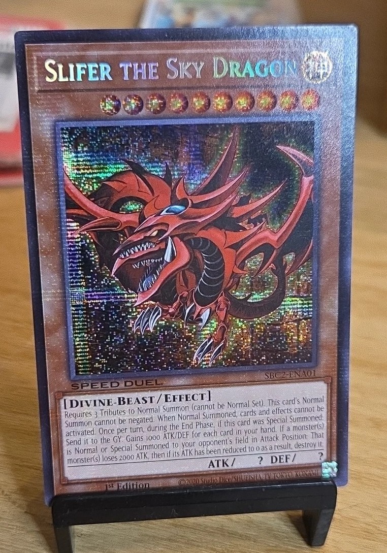 Yu-Gi-Oh! 2014 Slifer the Sky Dragon Premium Gold Secret Rare 1st