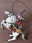 1938 Marx Wind-Up Lone Ranger  Hi-Yo Silver Tin Metal Toy working cond