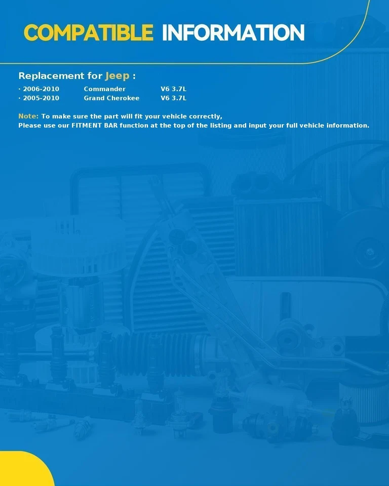 PHILTOP New Starter For 2006-2010 Jeep Commander 05-10 Grand Cherokee V6 3.7L Foto 2 de 4