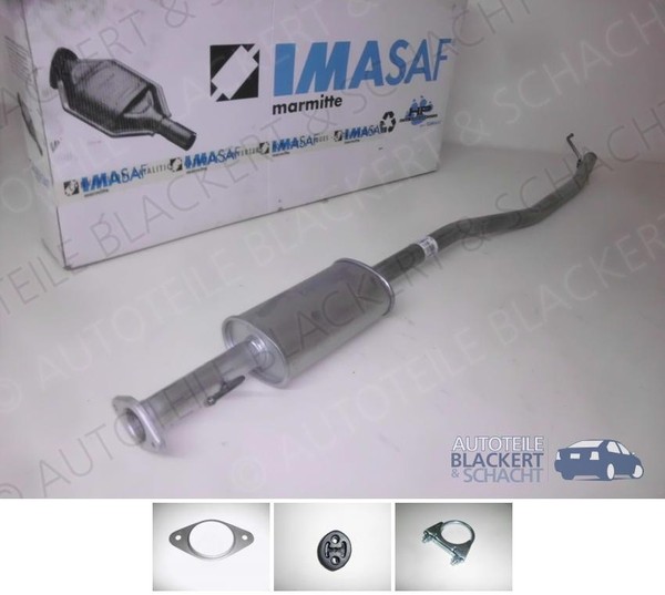 Imasaf Auspuff Mitteltopf+Anbauteile für Alfa Giulietta 1.4 TB+1.4 Bifuel 2010--image