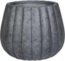 Outdoor Collection Kaston Grey Concrete Planter (Fully Assembled)