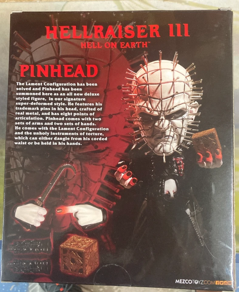 Figura estilizada de lujo Hellraiser 3 Hell On Earth Pinhead Mezco Foto 2 de 4