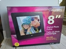 ALURATEK 8” Digital Photo Frame * Brand New 