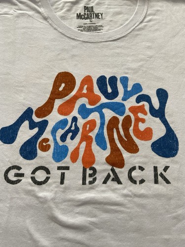 Paul McCartney Got Back Tour Tshirt Size L - Picture 2 of 5