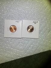 2025 P & D LINCOLN SHIELD CENT UNCIRCULATED 2 COIN SET BU FREE SHIP