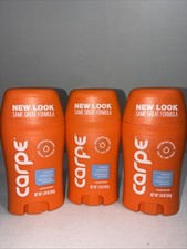 3 Sealed Carpe Fresh Powder Antiperspirant Deodorant 1.76 Oz Each