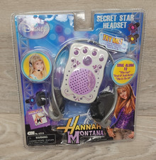 Disney Hannah Montana Secret Star Headset Headphones 62210 New Sealed READ