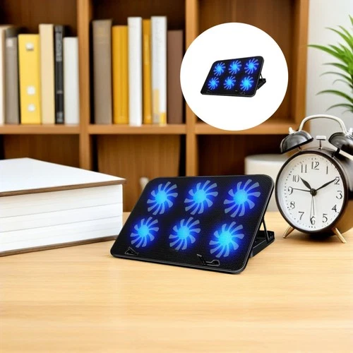 Notebook Cooler Travel Silent Laptop Cooling Pad Ventilation Stand Fan