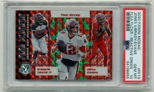 2020 Mosaic Flea Flicker #13 Tom Brady Reactive Green /89 PSA 10 Gem Mint Pop 7