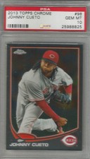2013 Topps Chrome Johnny Cueto PSA 10