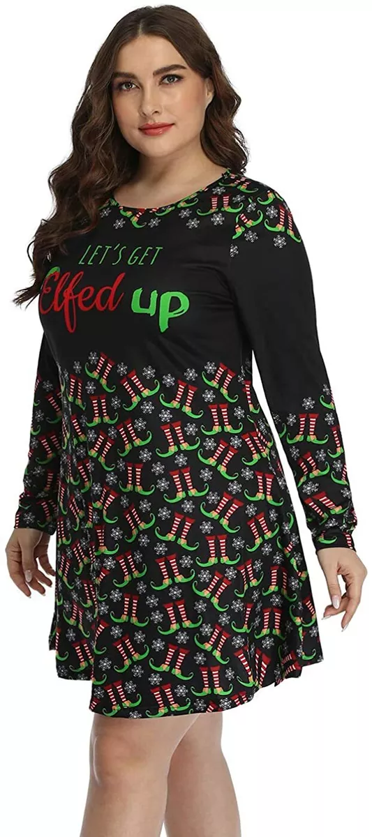 plus size christmas party dress