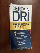 Certain Dri, Prescription Strength, Clinical, Roll-On Antiperspirant, 11/2024