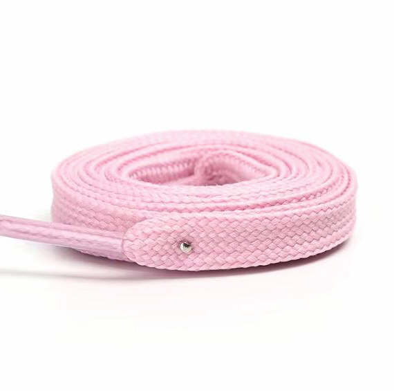 Pink Flat Replacement Shoe Laces Strings Work Casual Boot Sneakers Hiking #5001