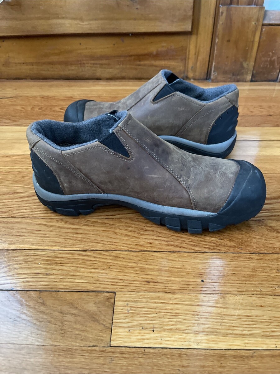 KEEN Brixen Low Insulated Waterproof Slip-on Shoes Men display picture 1