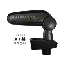 Per Ford Fiesta VII MK7 Da 10/08 Tessuto Nero Bracciolo Centrale Volte