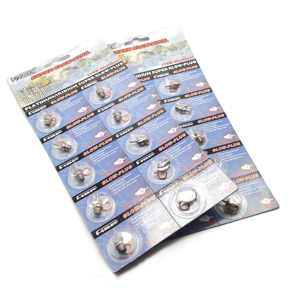 1pcs Bougie Glow Plug N3 - N4 Chaude / Moyen-chaud Pour moteur Nitro RC 1/10 1/8 - Photo 2/2