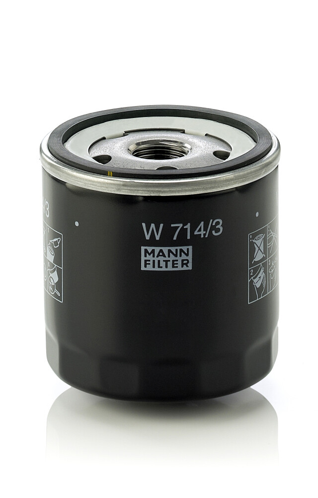 MANN-FILTER W 714/3 Oil Filter for ALFA ROMEO,AUTOBIANCHI,FIAT,INNOCENTI,LANCIA,