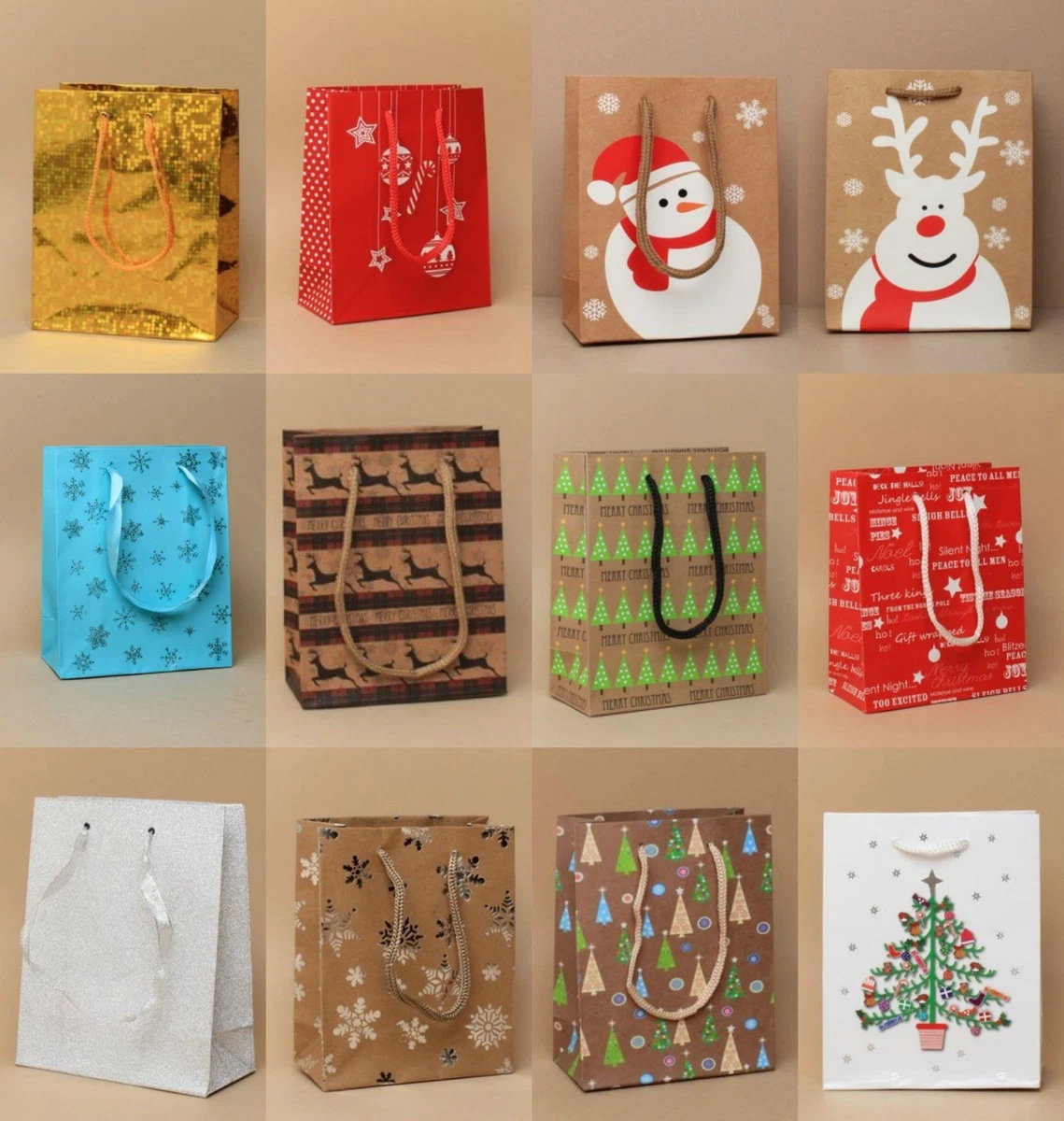 DIY Fabric Christmas Gift Bag Free Sewing Patterns | Fabric Art DIY