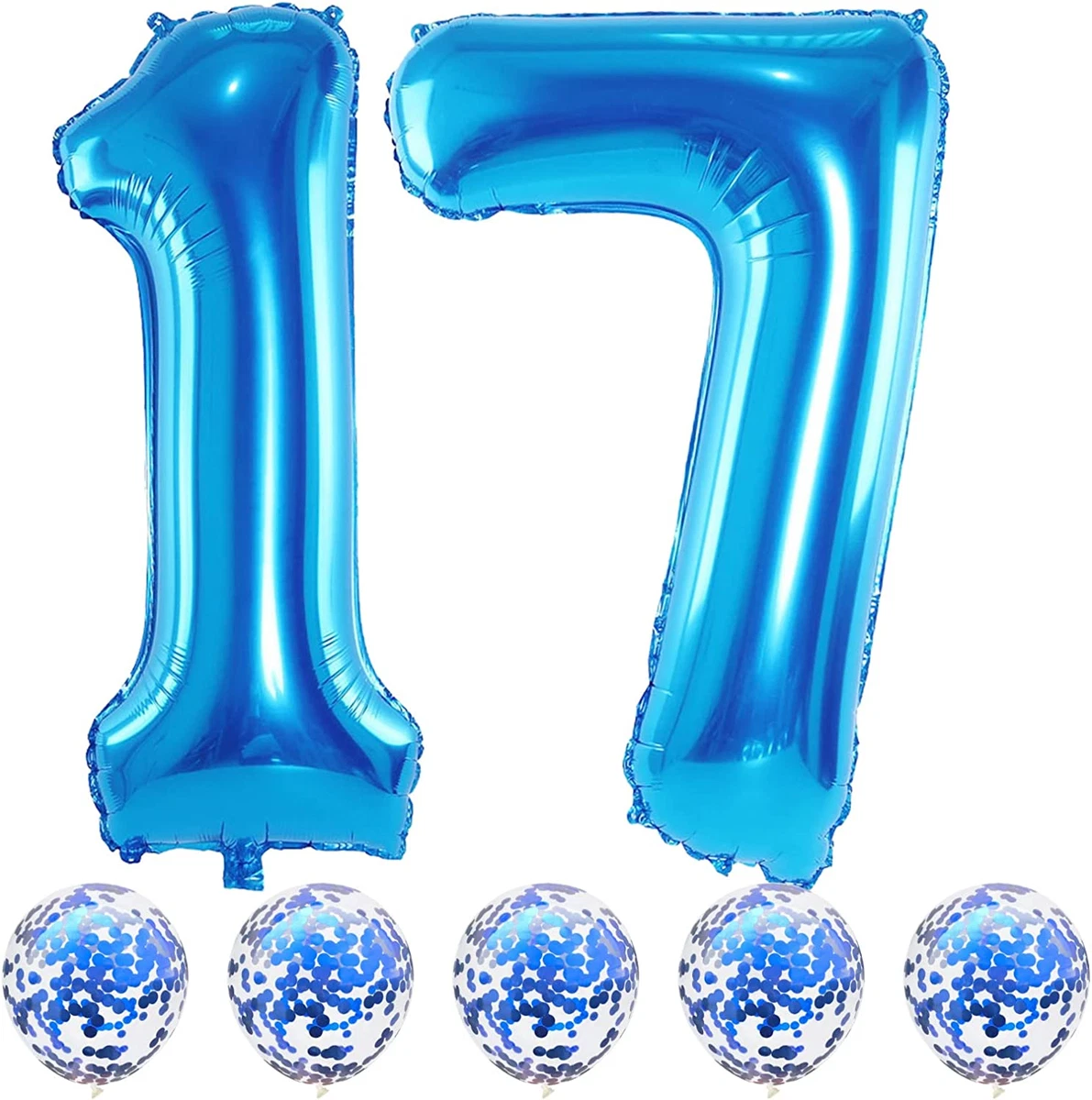 Number 2024 17 balloons