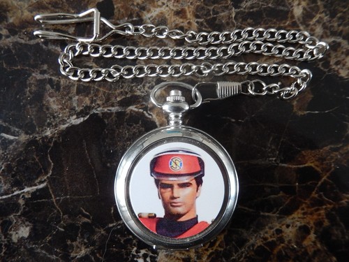 CAPTAIN SCARLET POCKET WATCH WITH CHAIN