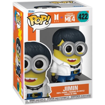 FUNKO Pop BTS x Despicable Me 4 Minion Jimin Vinyl Figure #422 | eBay