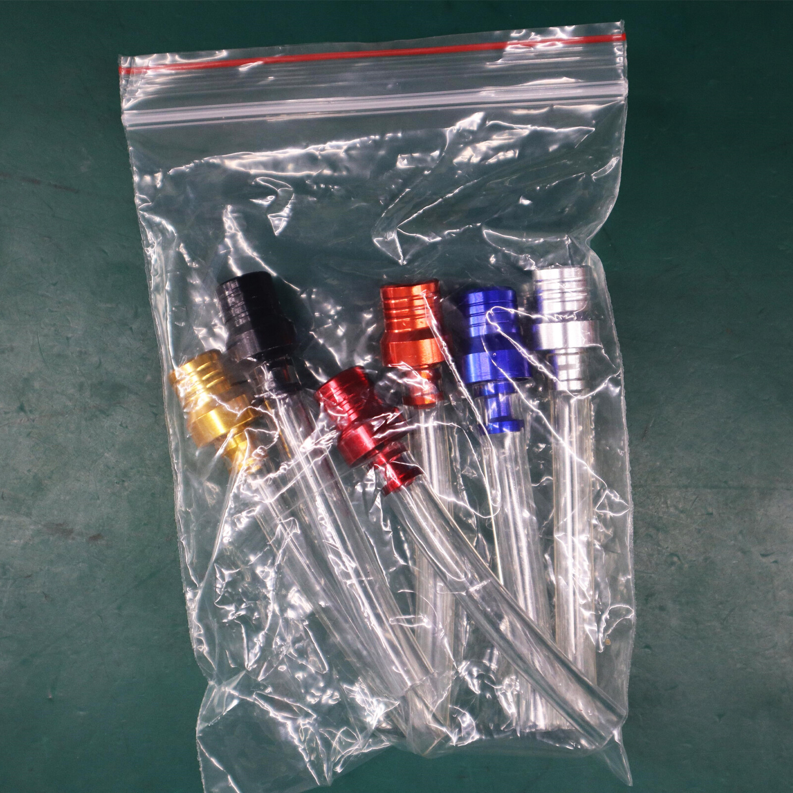 6pc Motorcycle Gas CAP VENT Tank Fuel Air Breather Valve Hose Tube Dirt