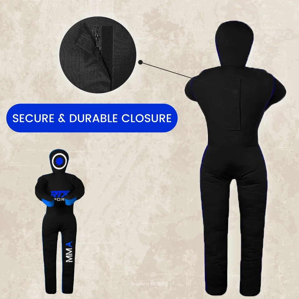 RTX Sports MMA Judo Grappling Dummy - Punch Bag - Stehende Canvas Ungefüllt - Bild 3 von 4