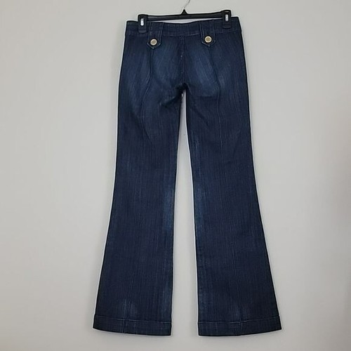 Vigoss Brand Blue Faded Bell Bottom Flare Jeans 28 X 31 - Picture 7 of 12