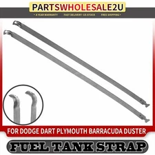 2x Fuel Tank Straps for Dodge Dart 69-76 Plymouth Duster Scamp Valiant Barracuda
