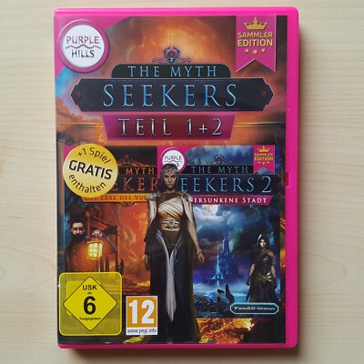 PC Spiel The Myth Seekers Teil 1 + 2 in OVP 1 & 2 Boxed Game