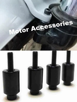 Convient pour garde-boue avant Royal Enfield Interceptor 650 GT 20 mm noir