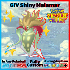 ✨Shiny/Non Malamar 6IV✨ Pokemon Scarlet & Violet 🚀Fast🚀 Indigo Disk DLC